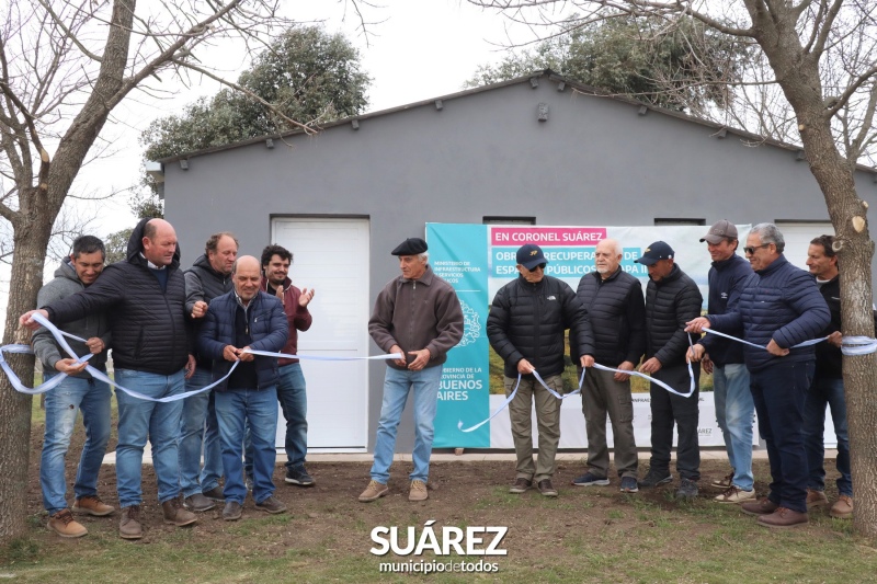 Se construyeron baños en el Parque Héroes de Malvinas