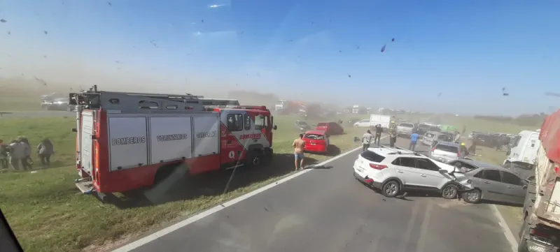 El clima provocó un duro incidente. (Foto: Rosario 3).