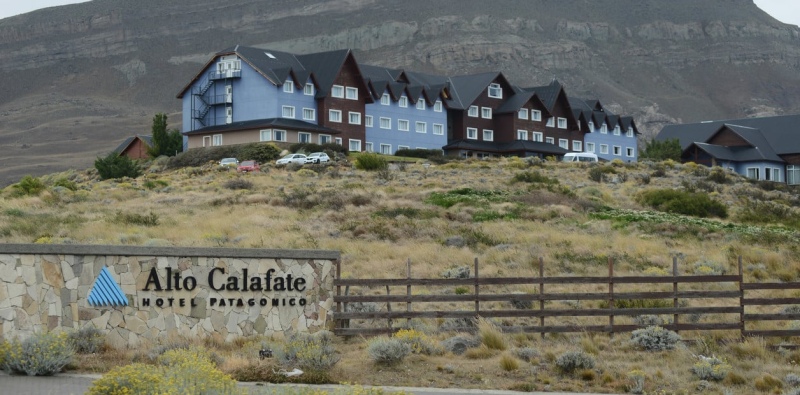 El hotel Alto Calafate, joya de la empresa de los Kirchner Hotesur. Foto Francisco Muñoz.