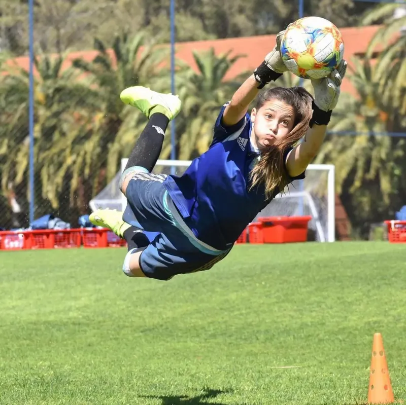 Magalí Videla, en su paso por la Selección argentina Sub 17 