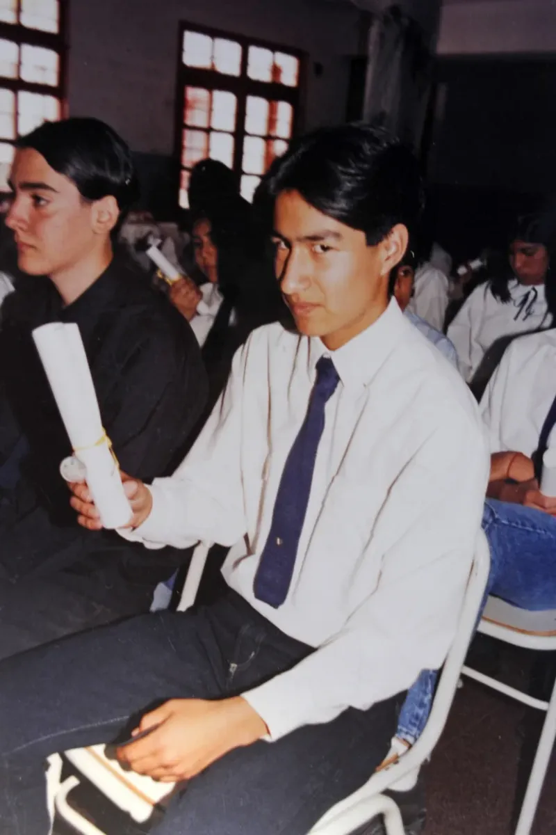 Junior en la escuela de Carmen de Patagones