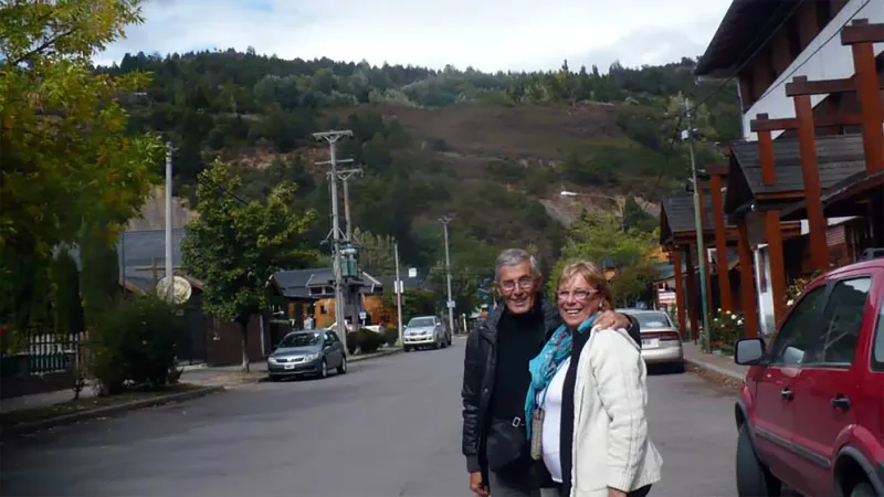  En uno de sus viajes juntos, esta vez a Bariloche