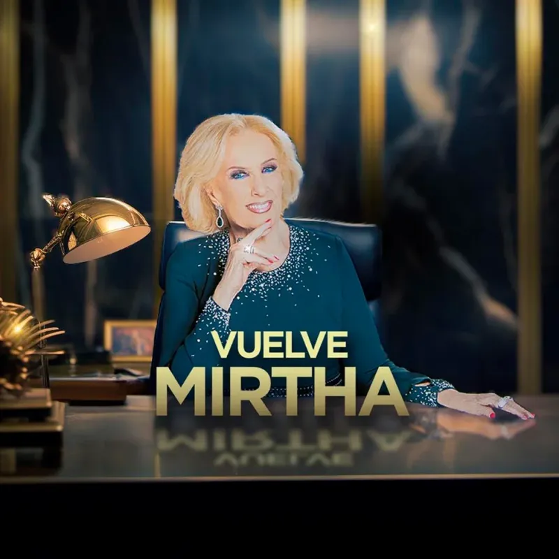  El flyer oficial del regreso de Mirtha Legrand a la TV (Instagram)