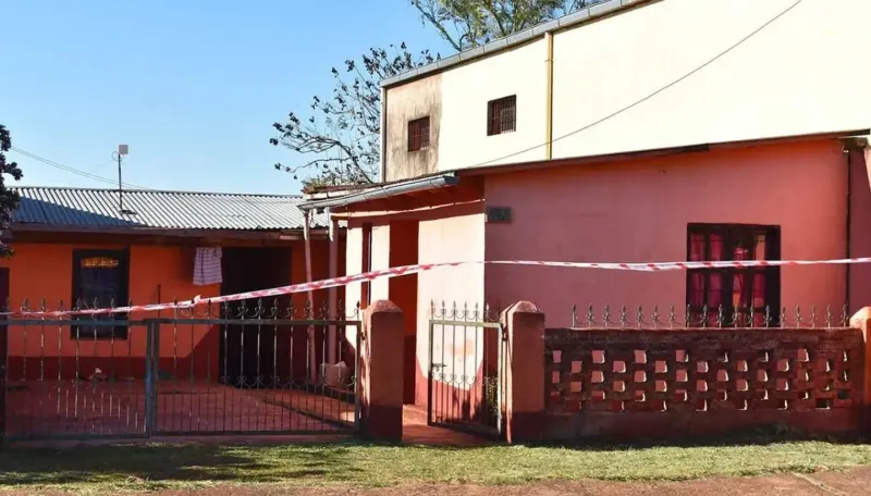 La pensión donde Winnik convivió al menos cinco días con el cuerpo de la adolescente asesinada. (Foto: gentileza El Territorio).