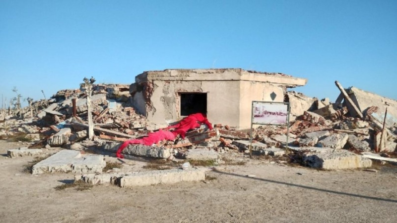 El Matadero y las ruinas de Epecuén, escenario de una muestra artística