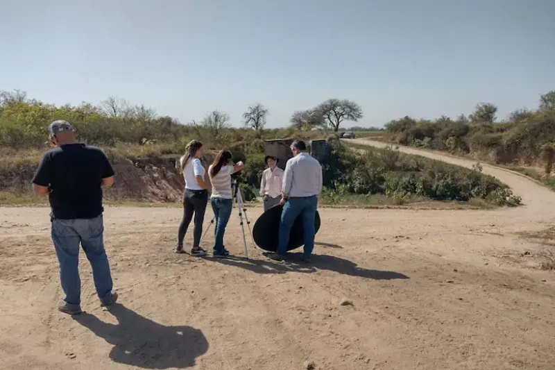 Uno de los momentos de grabación de un video