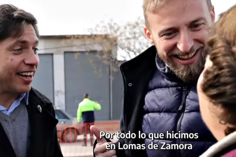 Kicillof y Otermin, en Lomas de ZamoraCaptura de Video