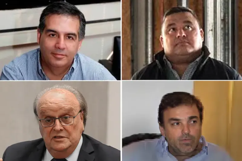 Carlos Montaña, Diego Benítez, José Ignacio de Mendiguren y Matías García