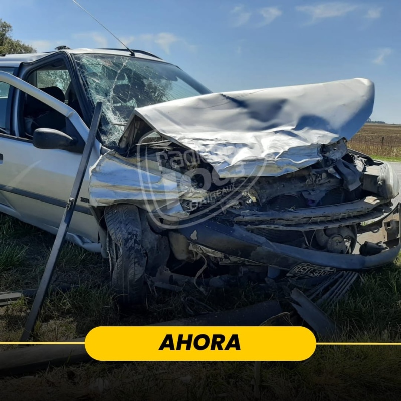 Una víctima fatal en un violento accidente en Ruta 65