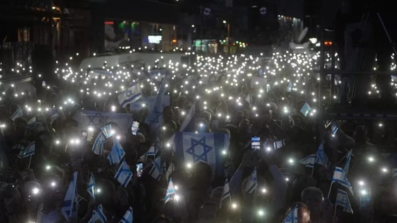 Masiva marcha en la Ciudad de Buenos Aires para apoyar a Israel tras los ataques terroristas de Hamas