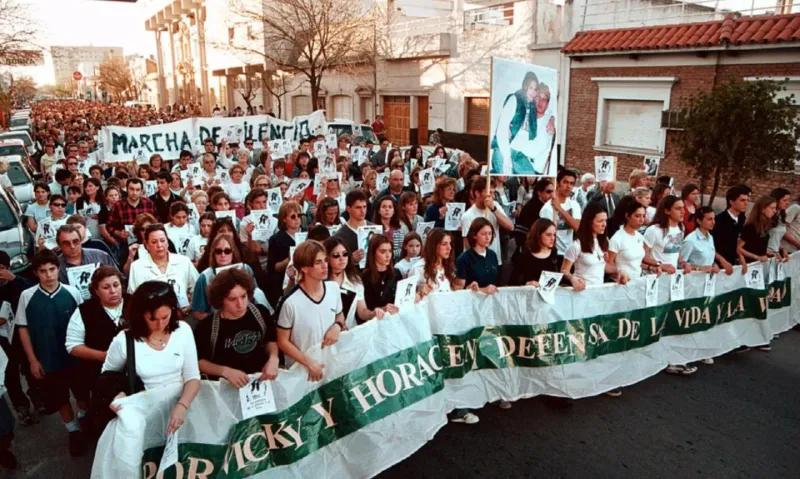 El doble crimen de Vicky y Horacio, el caso que movilizó a Bahía Blanca. (Foto: gentileza La Nueva Provincia).