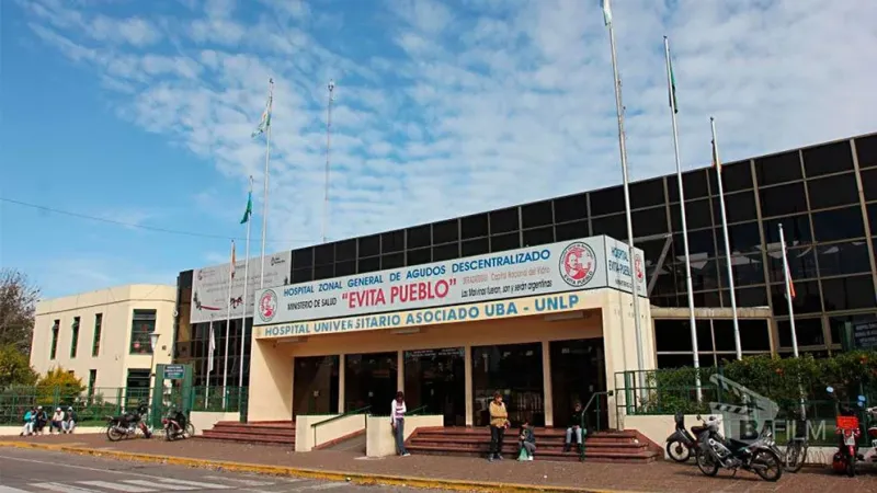  La víctima se recupera en el sector de pediatría del Hospital Evita Pueblo de Berazategui