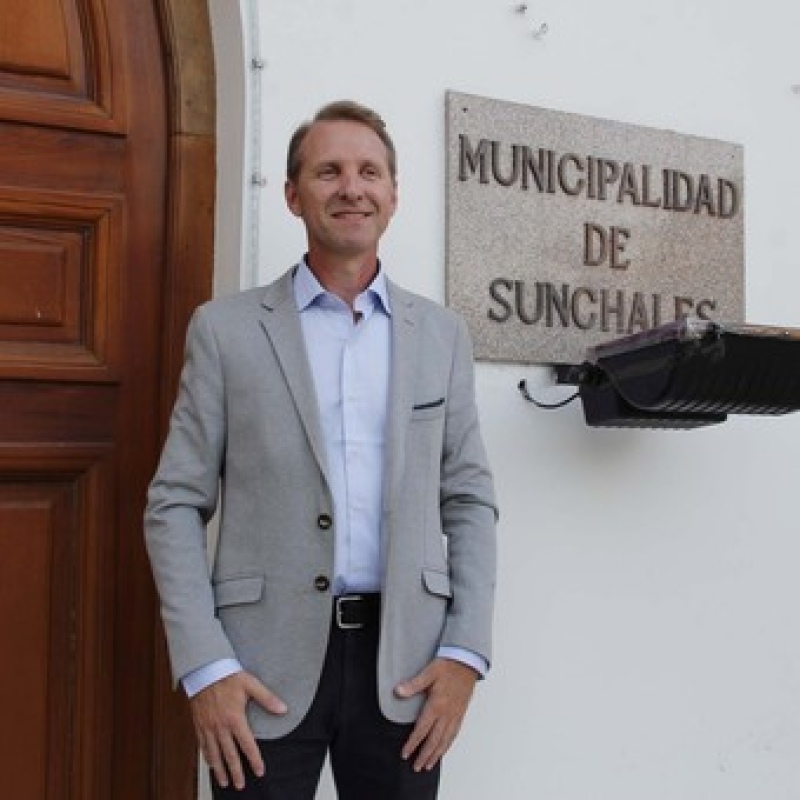   Gonzalo Toselli, intendente de Sunchales, Santa Fe, acusado de incumplimiento de deberes de funcionario público. Foto: La Opinión.