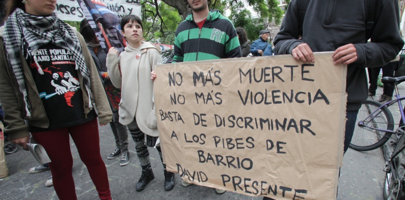   Una de las marchas de los familiares de Moreira.