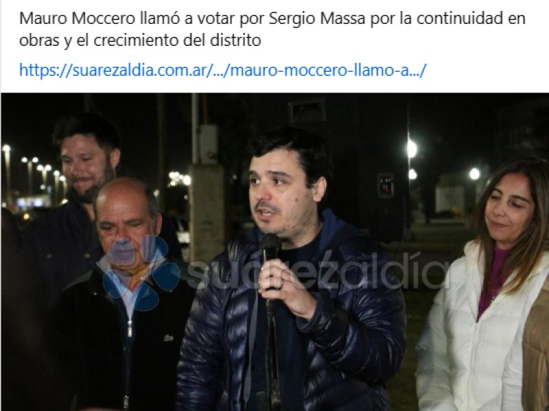 Pese al pedido de Moccero y su sobrino, los suarenses votaron masivamente a Javier Milei