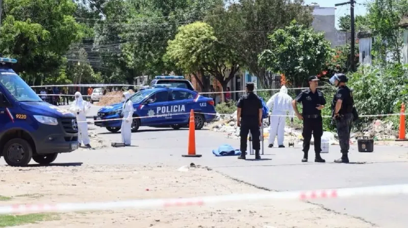 La zona donde ocurrió el crimen. (Foto: Marcelo Manera / El Litoral)