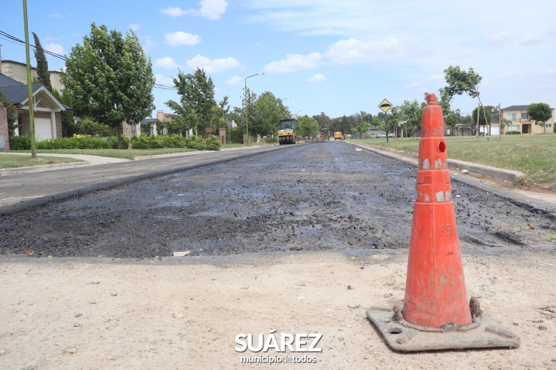 Avanza la pavimentación del Plan 6 x 6