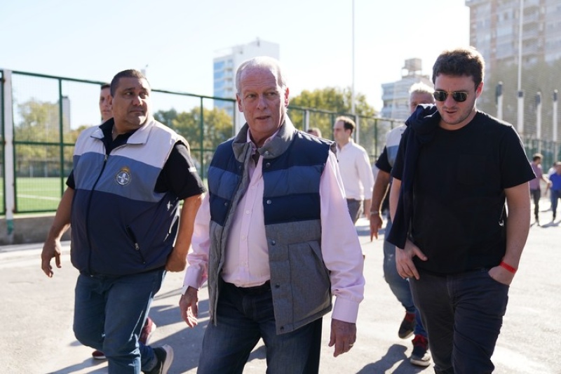   El jefe de UPCN Andrés Rodríguez en el Congreso del PJ de 2023. Foto: Juano Tesone