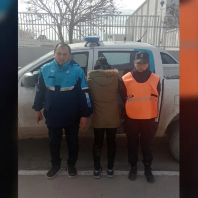  Una mujer detenida en Bahía Blanca en las PASO 2023 (foto: archivo La Nueva.)