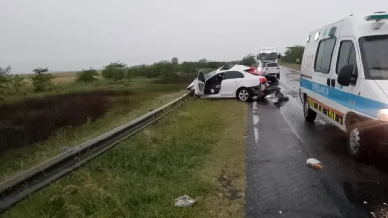 Tragedia en Ruta 226: Dos personas fallecidas en un choque frontal