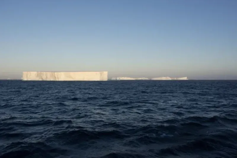  Imagen parcial del iceberg gigante A-68 (Europa Press)