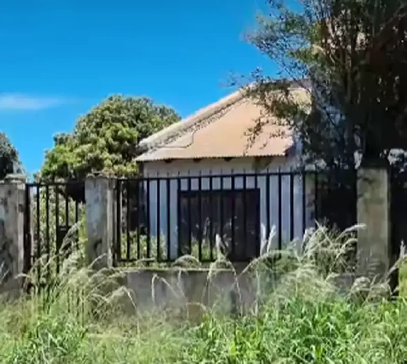 La casa donde encontraron muerta a la rescatista de animales. (Foto: Gentileza Misiones Online)