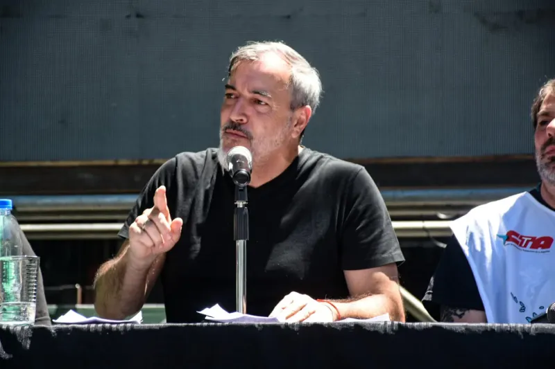 Rodolfo Aguiar, Secretario General de ATE Nacional, cuestionó con dureza las medidas de Caputo. (Foto: X rodoaguiar).