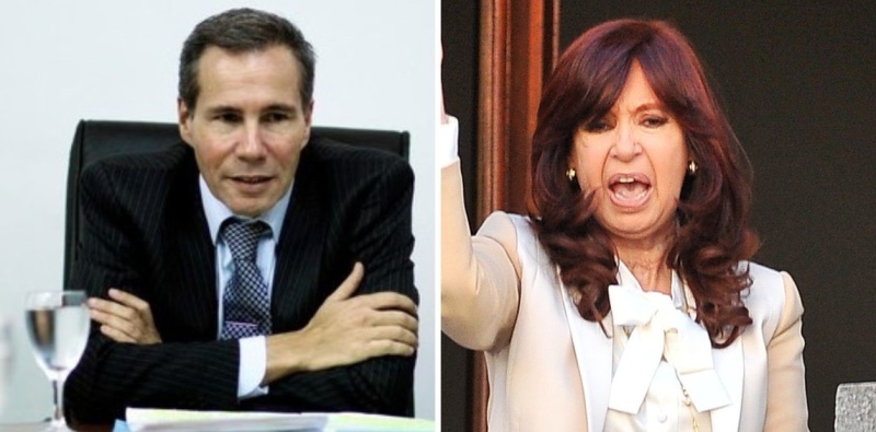 Fiscal Alberto Nisman y ex presidenta Cristina Kirchner