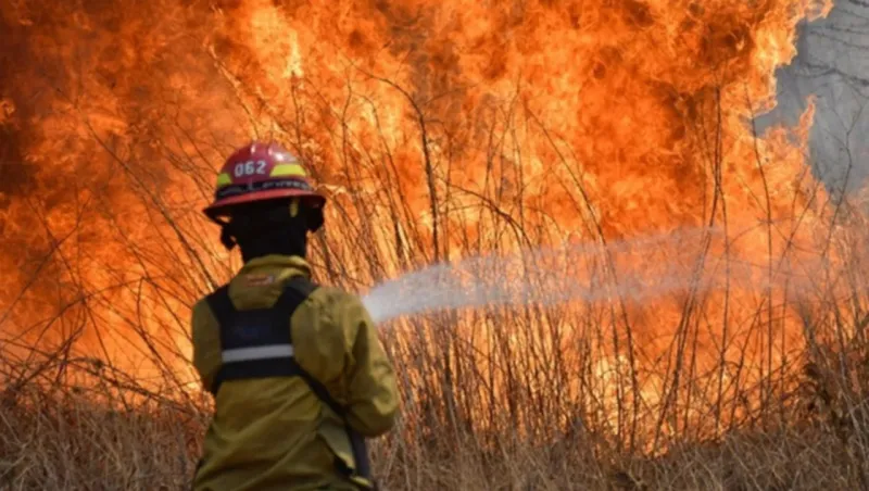 Incendios rurales: la Nación asegura que en la zona el peligro es muy alto