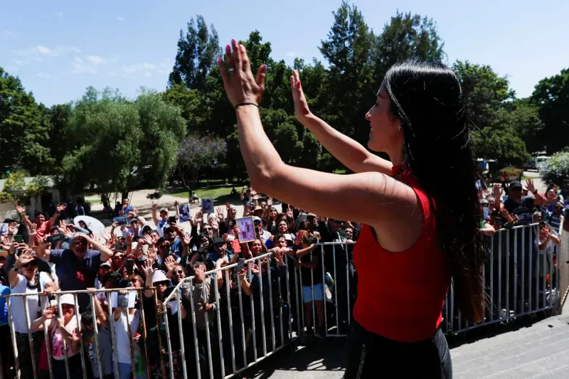 Leda visitó este fin de semana un templo de Chile. (Foto: REUTERS/Francisco Paredes Sierra)Por: REUTERS