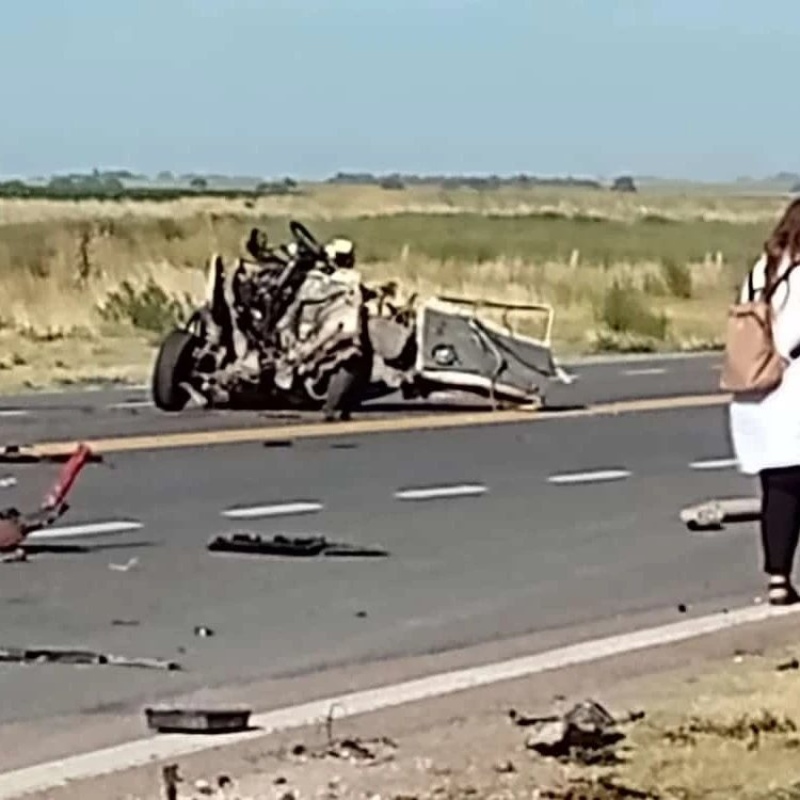 Mas imágenes del accidente en ruta 5, La Pampa