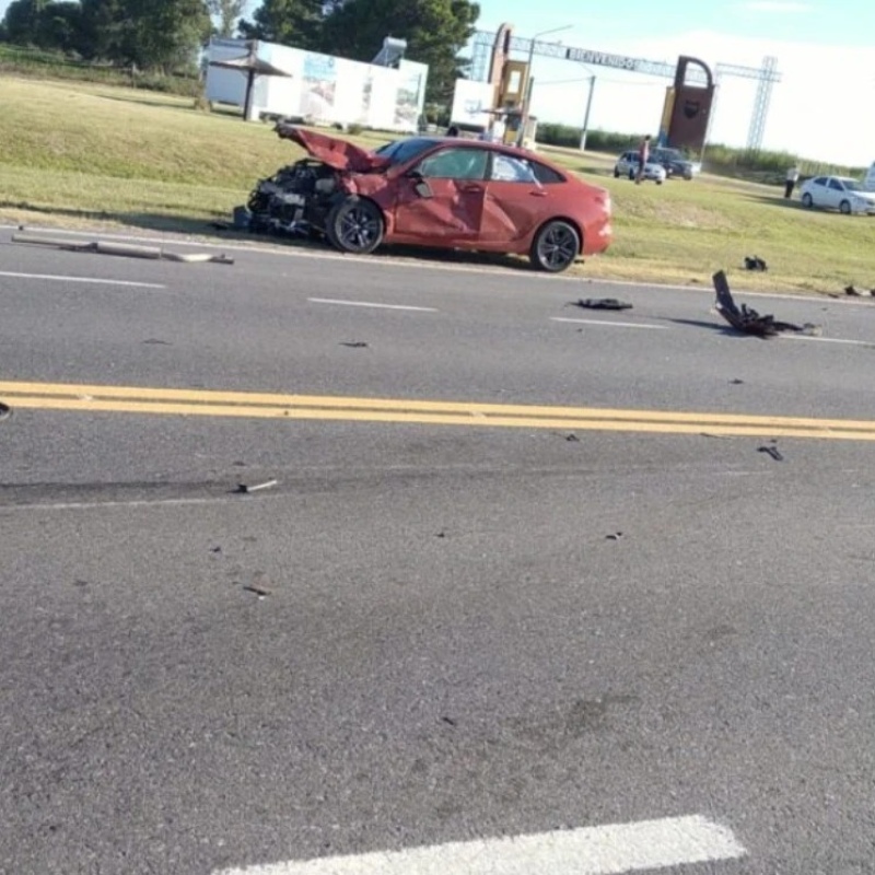 Mas imágenes del accidente en ruta 5, La Pampa