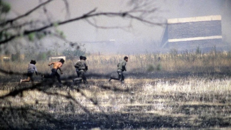  Los combates duraron varias horas (foto Eduardo Longoni)