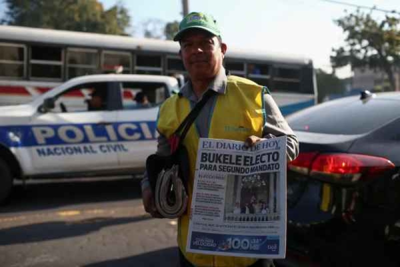 El Salvador saluda la reelección de Nayib Bukele (REUTERS/Jose Cabezas)Por: REUTERS