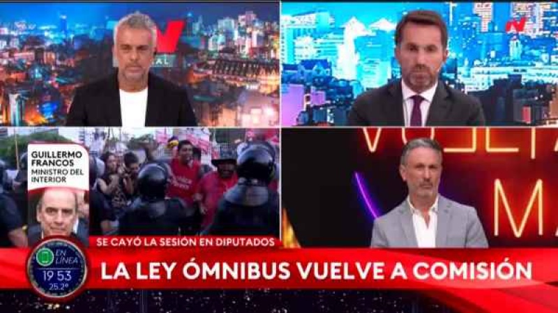 Francos cargó contra los sectores dialoguistas por la Ley Ómnibus: “Terminaron votando con el kirchnerismo”