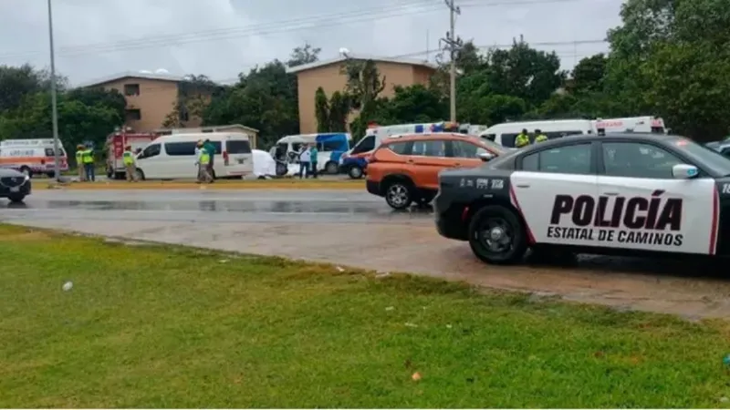 Cómo fue el choque en el que murieron cinco argentinos en Playa del Carmen