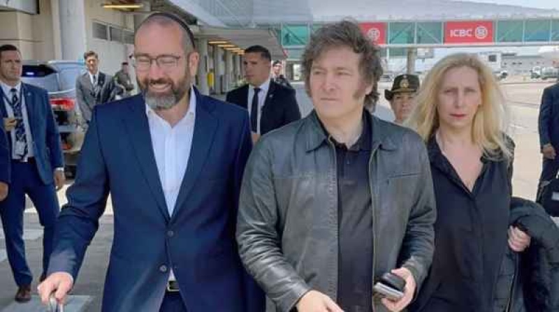 El Presidente Javier Milei llegó a Israel, donde se reunirá con su par israelí y con el primer ministro. (Foto: Presidencia).