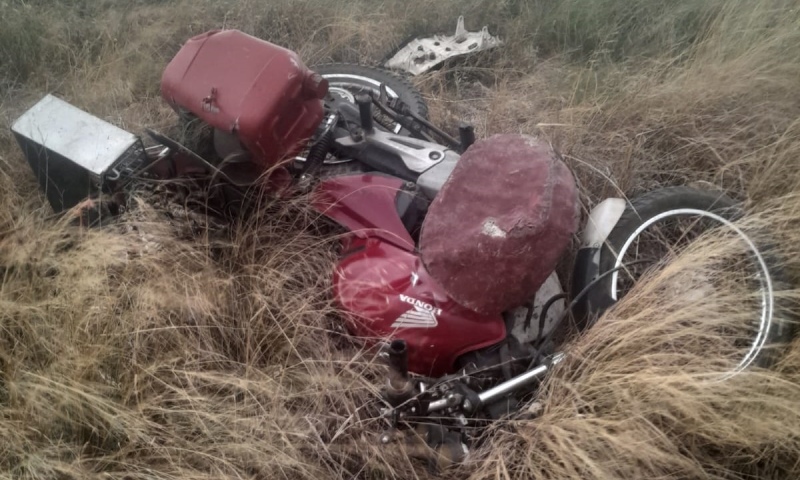 Murió un motociclista al despistar en la Ruta 51