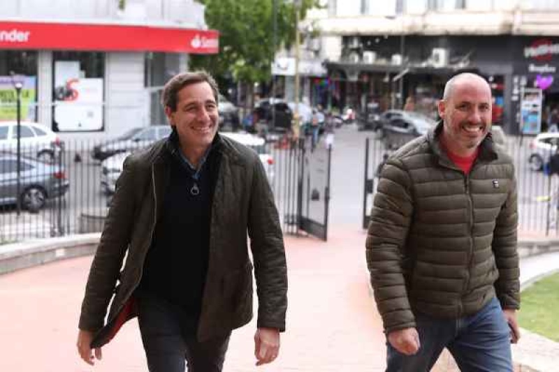 Julio Garro, en los Tribunales Federales La Plata.Matias Adhemar