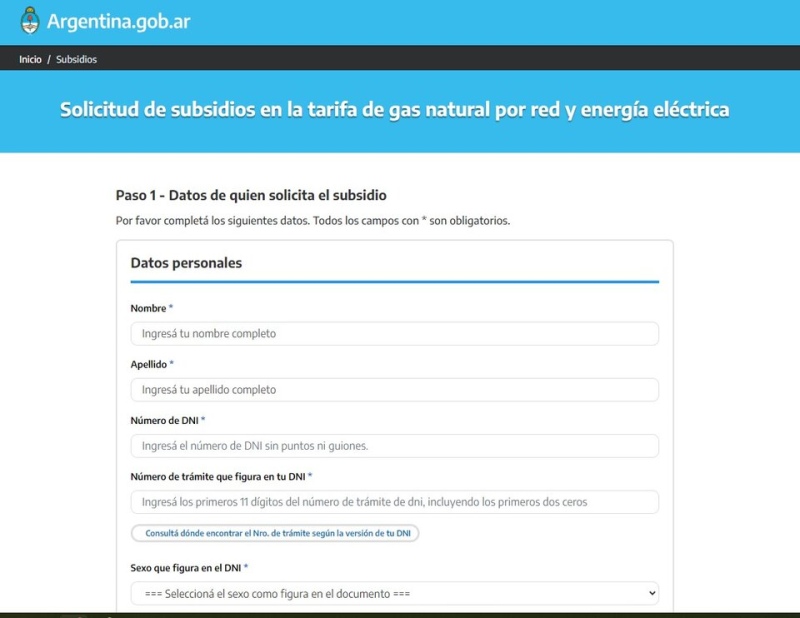 Subsidios de luz y gas: paso a paso los requisitos y solicitud para acceder al beneficio