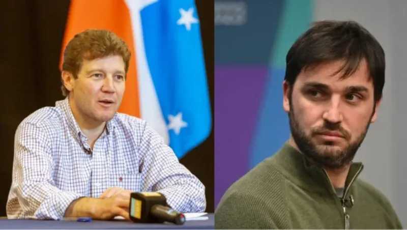 Gustavo Melella, gobernador de Tierra del Fuego, y Nacho Torres, gobernador de Chubut.