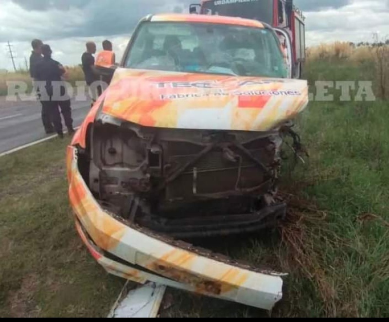 Ruta 65: una persona fallecida tras una colisión en el tramo Bolívar - Urdampilleta