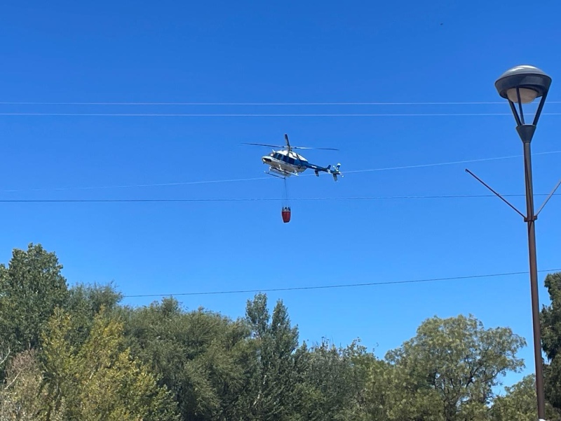 Incendio en Villa Ventana: bomberos afirman que “está contenido”