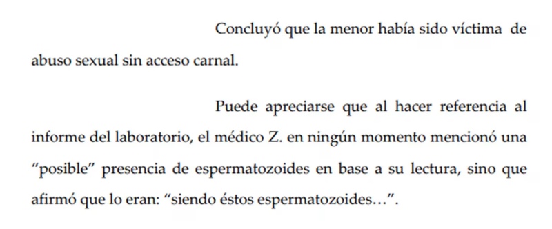 El informe no detalla la palabra ”posible” y eso fue clave para la causa. (Foto: TN)