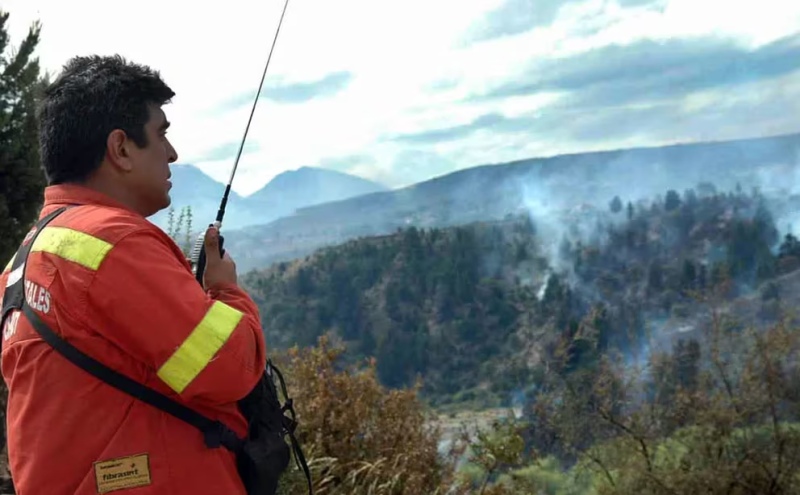 El Ministerio de Seguridad aprobó el subsidio destinado a bomberos voluntarios (EFE/Stringer)