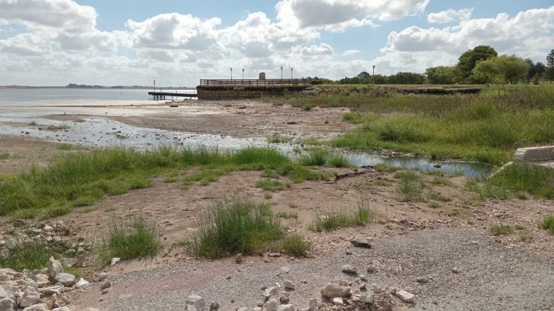 Preocupa la baja de la laguna de Puan