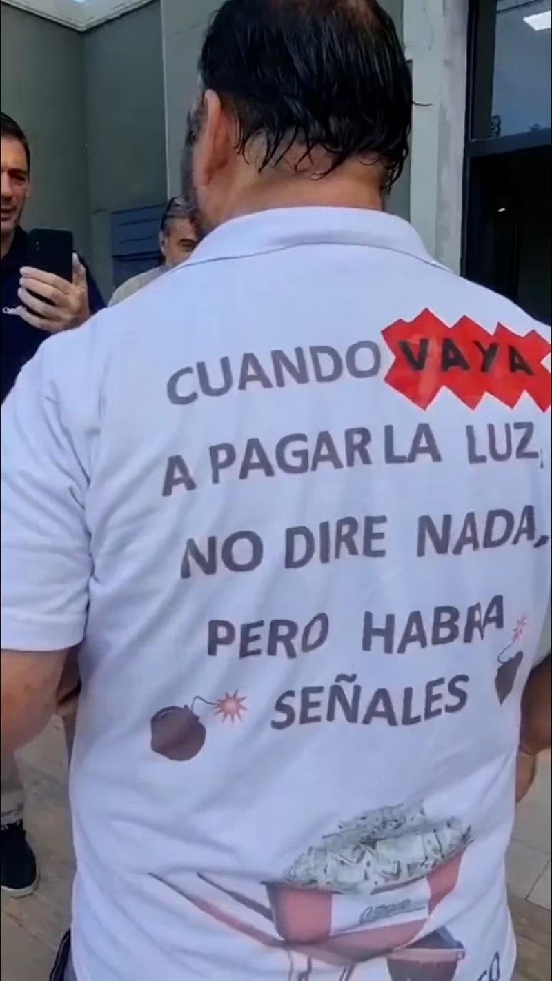  El vecino que se manifestó es dueño de una chacinería