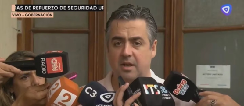 El ministro de Seguridad de Santa Fe aseguró que piensan ”ajustar el régimen penitenciario” ante la situación actual de violencia en Rosario. (Foto: gentileza Canal 3)