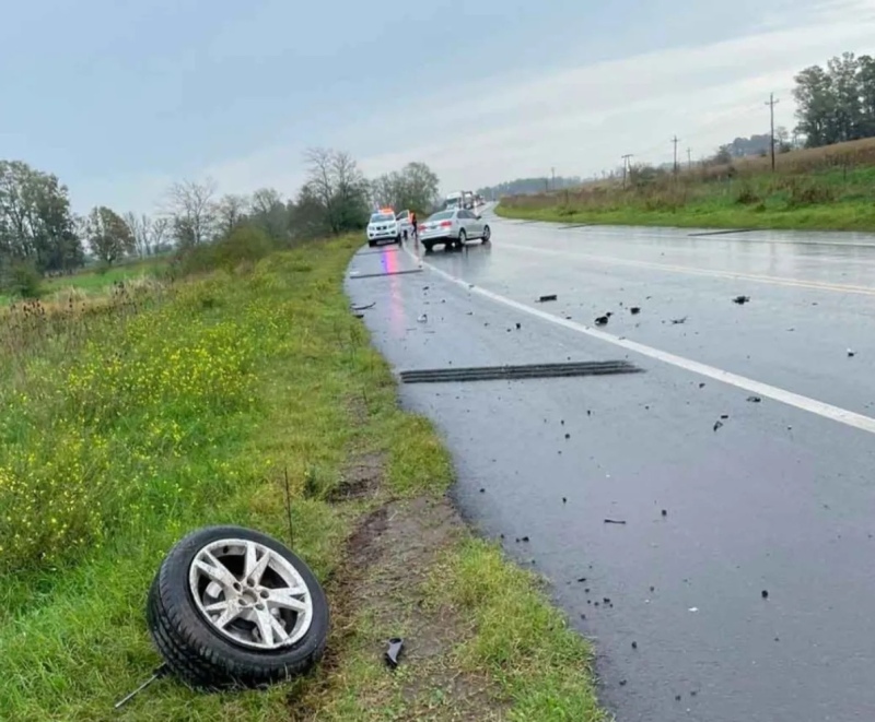 Choque en ruta 65 con un pigüense involucrado