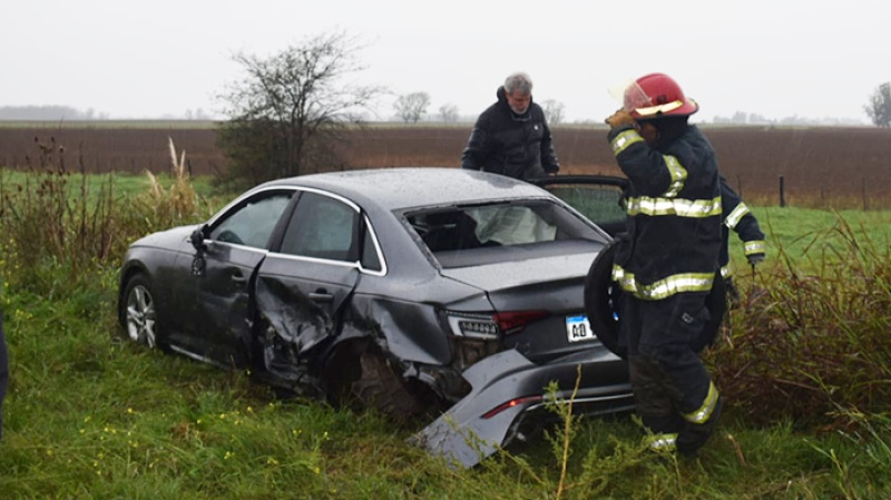 Choque en ruta 65 con un pigüense involucrado